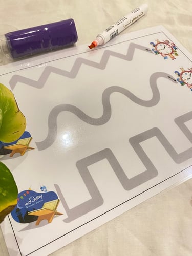 متاهه تناسب شهر رمضان يمكن استخدام الصلصال او قلم...