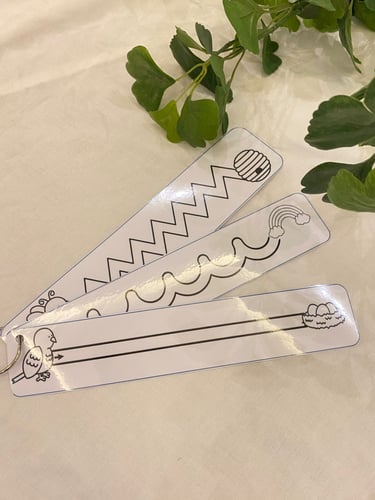 بطاقات للخطوط والمنحنيات لتهيئة الطفل لمرحلة ما قب...