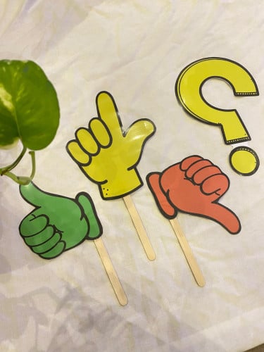 اشارات تفاعلية للدرس ( يد مؤشر + يد اجابة صحيحة +...