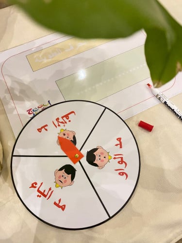 استراتيجية العجلة لأصوات الحرف الطويلة مناسبة للبن...