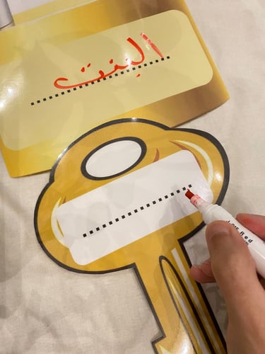 استراتيجية القفل والمفتاح ( بطاقة قفل 24*18 طباعة...