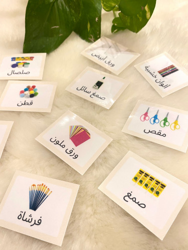 اشارات ناطقة منطقة الفن والادراك الحسي ( 36 بطاقة...