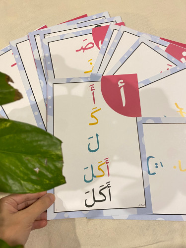 بطاقات التدريب على القراءة بالطريقة الهرمية شاملة...