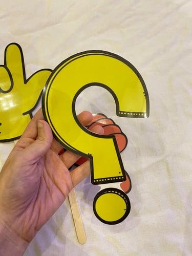 اشارات تفاعلية للدرس ( يد مؤشر + يد اجابة صحيحة +...