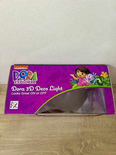 مغامرات دورا/ مصباح ديكوري ثلاثي الابعاد على شكل د...