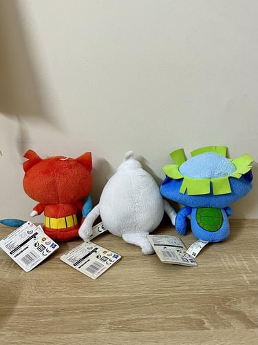 نادر / مجموعة دمى يوكاي واتش(ويسبر +جيبانين+منتعش)