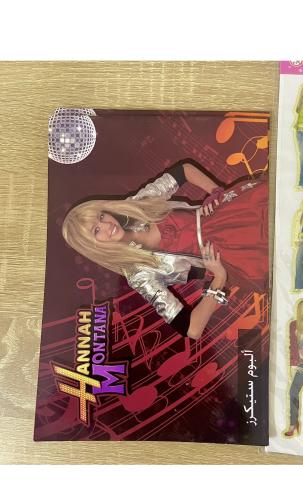 نادر-مجموعة هانا مونتانا-3مغلفات ستيكرز+البومين ست...