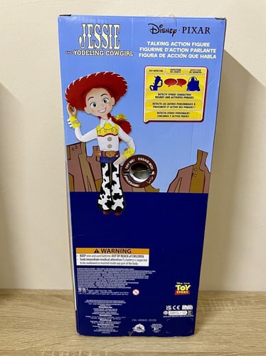 حكاية لعبة / دمية شخصية جيسي المتكلمة"جديدة وأصلية...