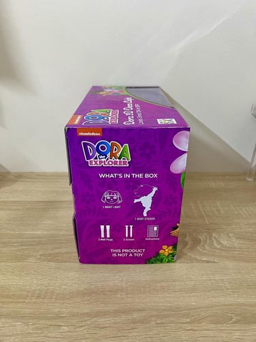 مغامرات دورا/ مصباح ديكوري ثلاثي الابعاد على شكل د...