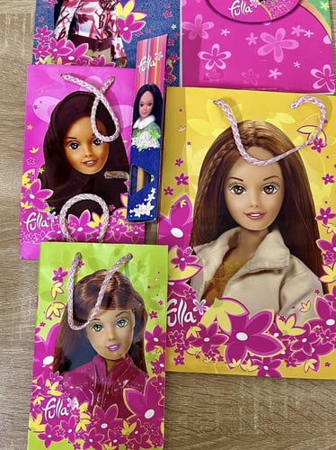 نادر جدا / مجموعة قرطاسية فلة(2اكياس فلة الحجم الص...