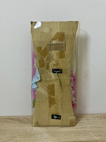 نادر جدا / دمية فلة بالرداء الازرق من مجموعة الموض...