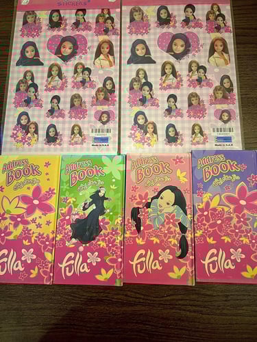 نادر جدا/مجموعة فلة اصدار2006/2005(4دفاتر عناوين م...