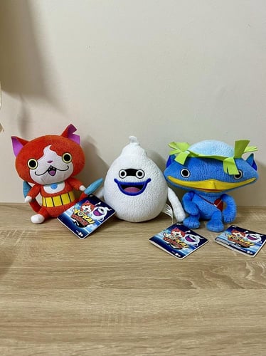 نادر / مجموعة دمى يوكاي واتش(ويسبر +جيبانين+منتعش)