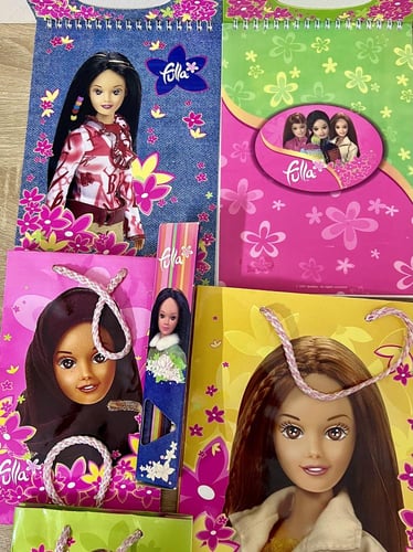 نادر جدا / مجموعة قرطاسية فلة(2اكياس فلة الحجم الص...