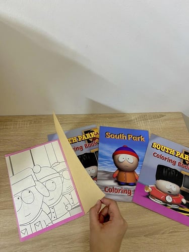 نادر/مجموعة كتب تلوين ساوث بارك