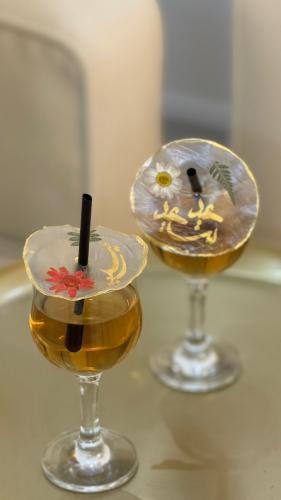 Juice decor with the calture