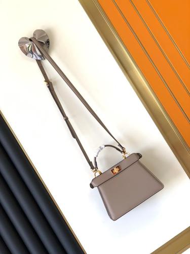 Fendi Peekaboo leather bag