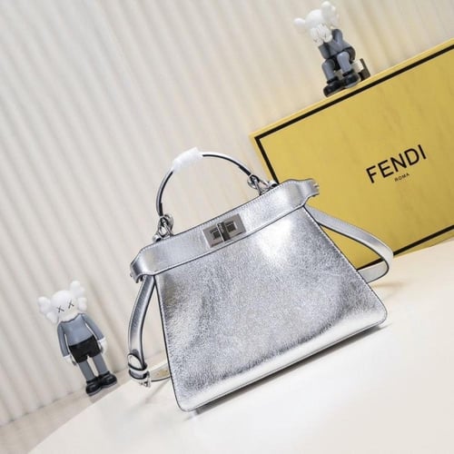 Fendi Peekaboo leather bag