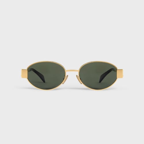 نظارة سيلين- زيتي ذهبي- Celine Sunglasses