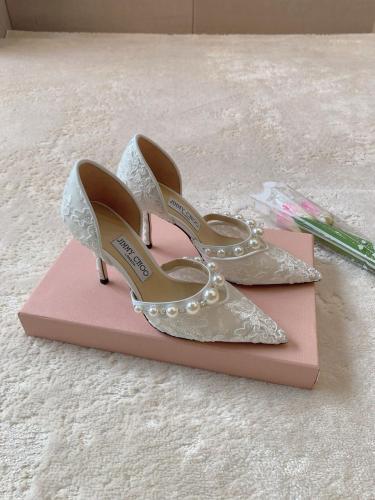 Jimmy Choo heel lace