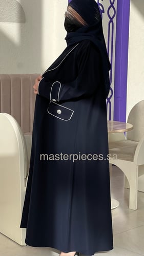 كريبب اندنوسي اصلي مع تحديد ابيض وشك