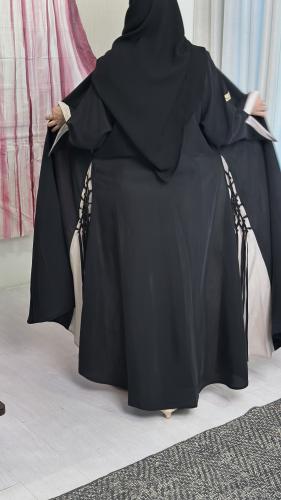 حرير ياباني دبل مجدول من الجوانب قصه كلوش