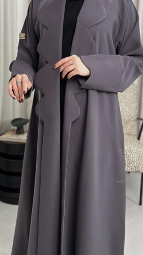 كريب اندونيسي ياقه بقصه تعرج انيق A