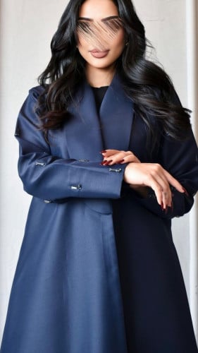 عباية تفته بياقه فصوص كريستال فالاكمام