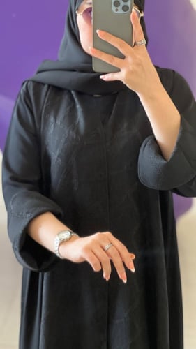 قماش باربي مع جاكار مشجر نص كلوش