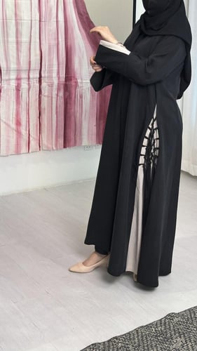 حرير ياباني دبل مجدول من الجوانب قصه كلوش