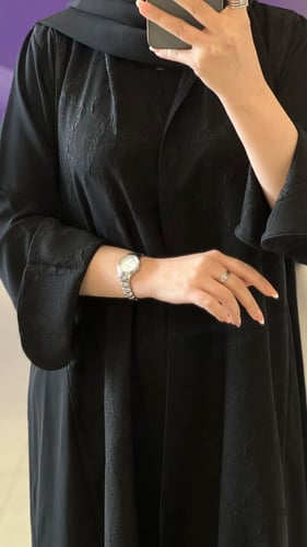 قماش باربي مع جاكار مشجر نص كلوش