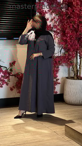 عباية حرير ياباني قصات من الامام