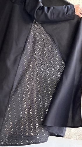 عباية كتان مع ركامه