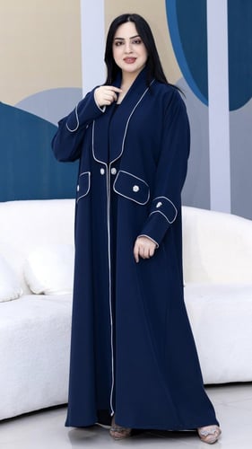 كريبب اندنوسي اصلي مع تحديد ابيض وشك