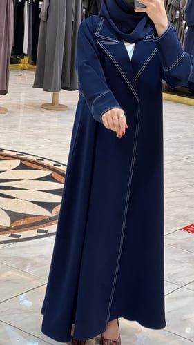 عباية كريب اندونسي بياقة قصه عمليه