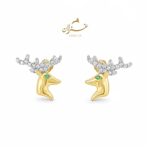 حلق ايطالي ذهب عيار 18