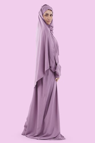 شرشف صلاة آيات سادة رايون الفاخر موف