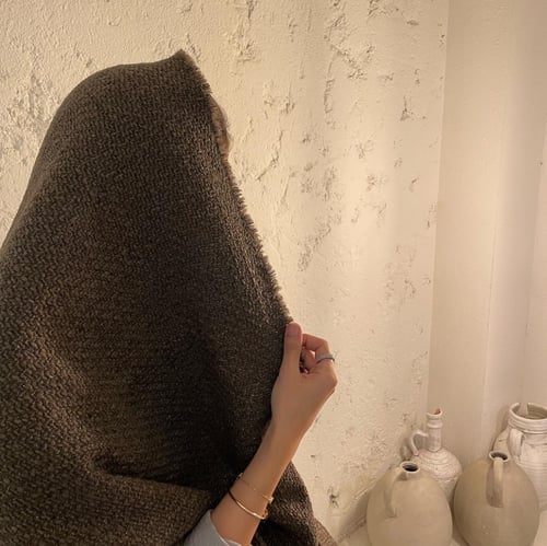 صوف ايطالي بني