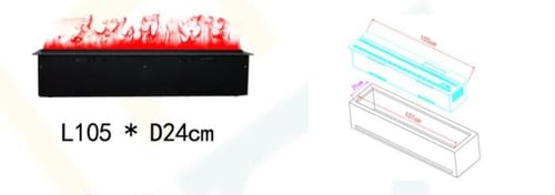 جهاز بخار 3D مقاس متر