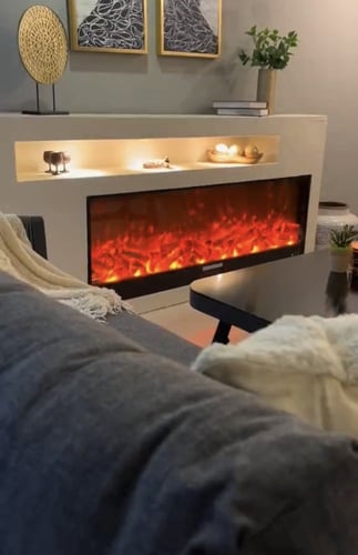 ديكور مع جهاز تدفئة