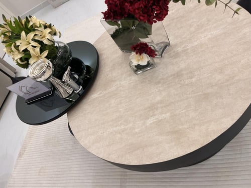 طاولات تقديم قطعتين | تنفيذ اللون حسب الطلب