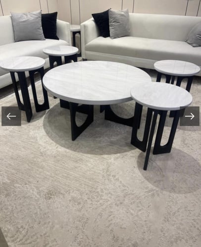 طقم طاولات ٥ قطع