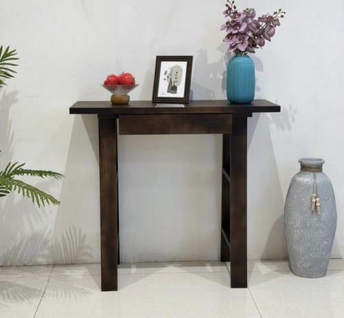 مدخل خشب مع درج