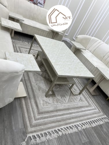 طقم طاولات بديل رخام