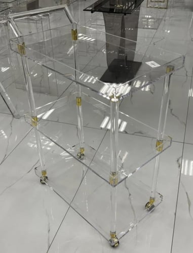 عربة تقديم اكريلك