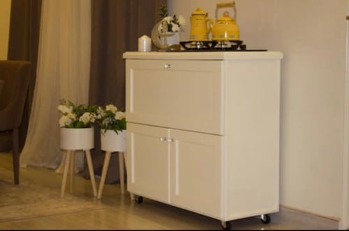 عربة فرن متنقلة غاز