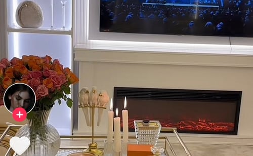 ديكور مع جهاز تدفئة