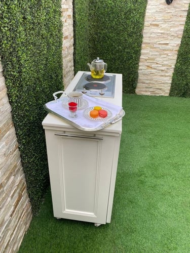 عربة فرن متنقلة كهرباء