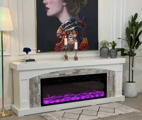 جهاز تدفئة مع الديكور