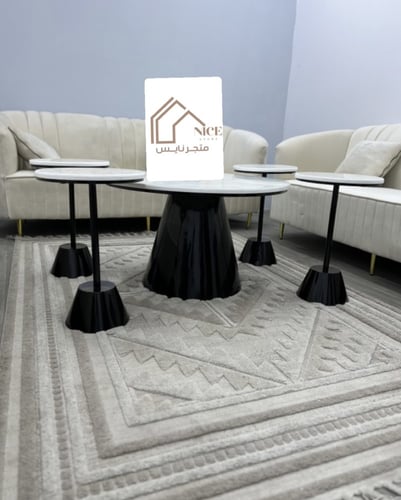 طقم طاولات بديل رخام